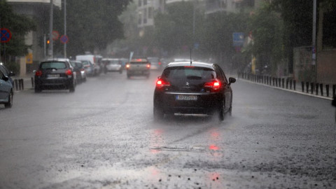 Εικόνα από βροχερό καιρό