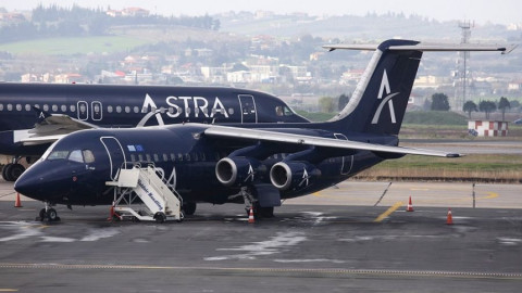 Αεροσκάφος της εταιρείας Astra Airlines