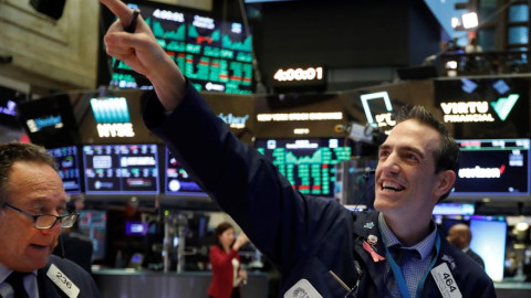 Ράλι ανόδου στο χρηματιστήριο της Wall Street