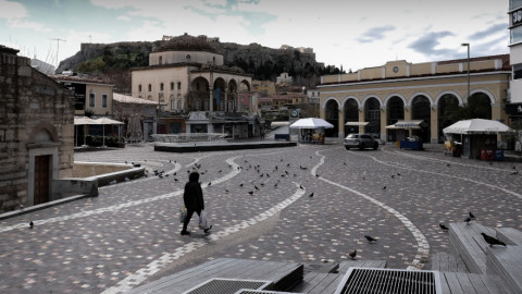 μένουμε σπίτι απαγόρευση κυκλοφορίας