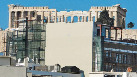Το ΚΑΣ έκοψε δύο ορόφους του πολυώροφου ξενοδοχείου στην Ακρόπολη