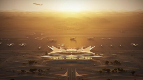 Αεροδρόμιο για υπέρ-πλούσιους στη Σαουδική Αραβία -Αντικατροπτίζει την έρημο