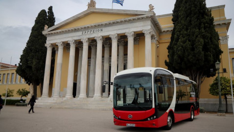 Δοκιμαστικά δρομολόγια από το πρώτο ηλεκτρικό λεωφορείο