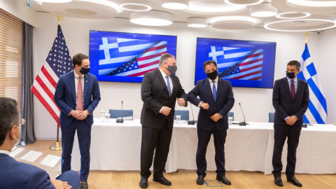 Γεωργιάδης και Πομπέο υπέγραψαν την τεχνολογική συμφωνία Ελλάδας-ΗΠΑ