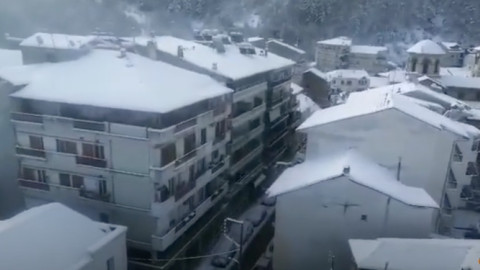 Εντυπωσιακό βίντεο από τη χιονισμένη Φλώρινα!