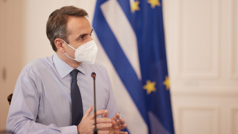 Ο Κυριάκος Μητσοτάκης στο Υπουργικό Συμβούλιο