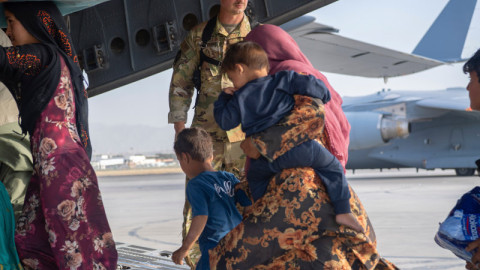 πρόσφυγες αεροδρόμιο Καμπούλ