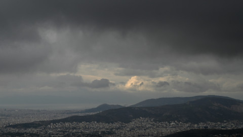 Ο καιρός στην Αθήνα/ Φωτογραφία Eurokinissi