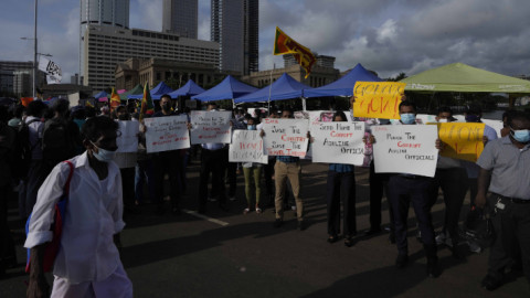 Διαδηλώσεις στη Σρι Λάνκα