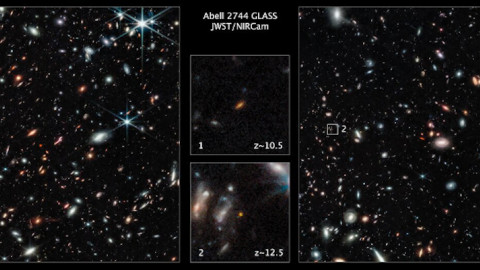 James Webb: Βρήκε δύο από τους πιο παλαιούς, μακρινούς και απρόσμενα φωτεινούς γαλαξίες στο σύμπαν