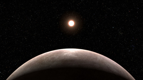 Εξωπλανήτης LHS 475b και το άστρο του Πηγή NASA, ESA, CSA, L. Hustak (STScI)