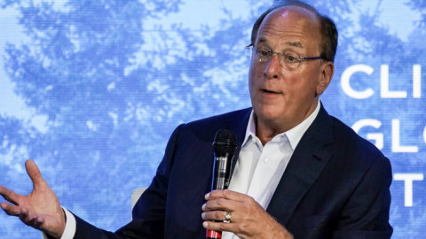 CEO της BlackRock, Larry Fink-Φωτογραφία AP