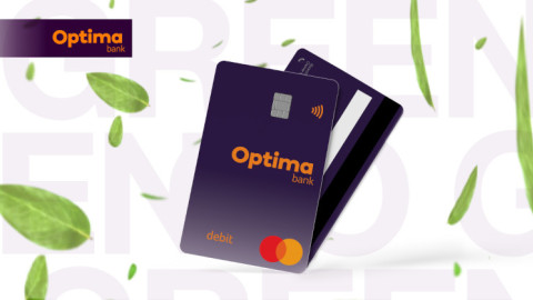 Oι νέες φιλικές προς το περιβάλλον χρεωστικές κάρτες της Optima Bank