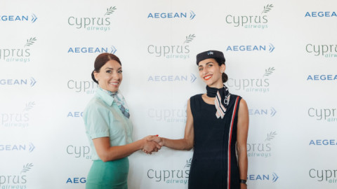 Συνεργασία AEGEAN και Cyprus Airways για πτήσεις κοινού κωδικού
