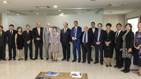 Η ανάπτυξη συνεργασιών  μεταξύ Ελλάδας και Χονγκ Κονγκ, θέμα συζήτησης κατά την επίσκεψη Κινεζικής αντιπροσωπείας στο ΕΒΕΑ
