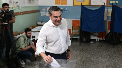 Ψήφισε ο πρόεδρος του ΣΥΡΙΖΑ