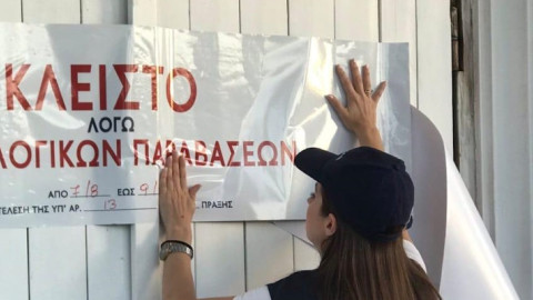 ΑΑΔΕ: Τετραήμερο λουκέτο σε υπότροπο beach bar στο Καβούρι – Το κόλπο με το κουμπί πανικού