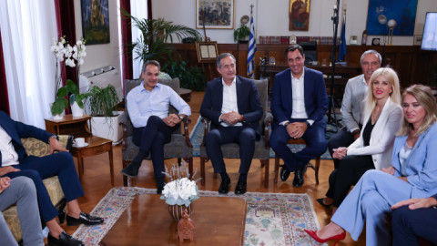 Συναντήσεις του Κ. Μητσοτάκη στη Θεσσαλονίκη- Φωτογραφία: INTIME NEWS/ΑΒΡΑΜΙΔΗΣ ΑΛΕΞΑΝΔΡΟΣ
