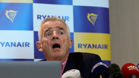 O CEO της Ryanair, Μάικλ Ο' Λίρι-Φωτογραφία AP Images