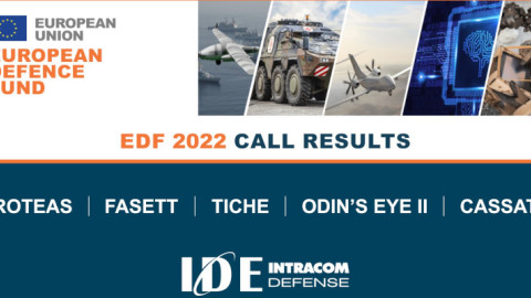 Και τα πέντε νέα έργα συμμετοχής της INTRACOM DEFENSE  στο Ευρωπαϊκό Ταμείο Άμυνας EDF 2022