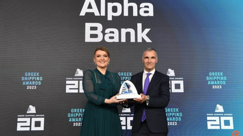 H Alpha Bank βραβεύτηκε ως Shipping Financier της χρονιάς