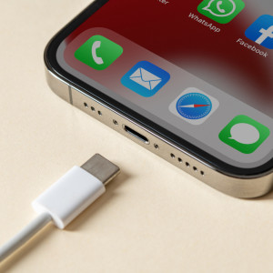 iPhone έτοιμο να μπει στη φόρτιση 