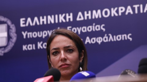 Η υπουργός Εργασίας Δόμνα Μιχαηλίδου