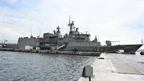 Η φρεγάτα «Ύδρα» του Πολεμικού Ναυτικού