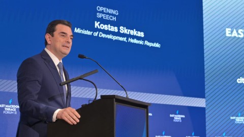 Ο υπουργός Ανάπτυξης και Επενδύσεων, Κώστας Σκρέκας