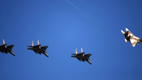 Ισραηλινά μαχητικά F-15 / Φωτογραφία αρχείου: AP Photo / Thanassis Stavrakis