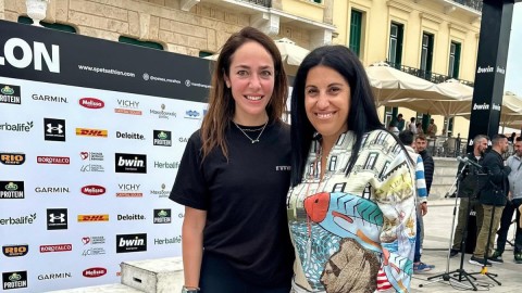 Η υπουργός Εργασίας Δόμνα Μιχαηλίδου στις Σπέτσες
