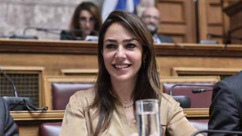 Δόμνα Μιχαηλίδου, υπουργός Εργασίας και Κοινωνικής Ασφάλισης