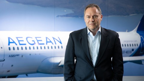 Ο πρόεδρος της Aegean, Ευτύχιος Βασιλάκης