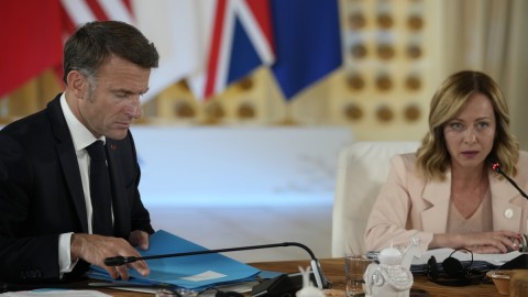 Ο Εμάνουελ Μακρόν και η Τζόρτζια Μελόνι