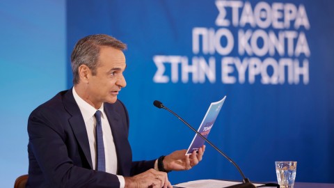 Ο πρωθυπουργός Κυριάκος Μητσοτάκης