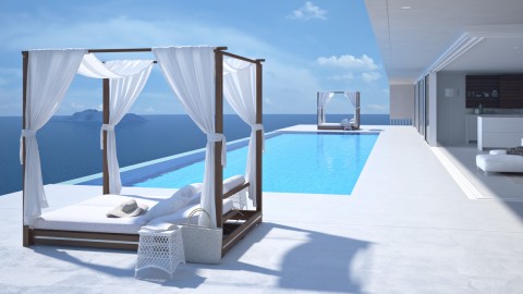 Σαντορίνη, πολυτελής βίλα