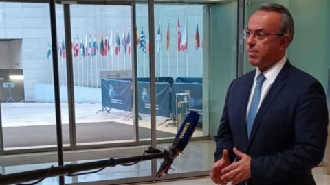 Ο Χρήστος Σταϊκούρας στο Λουξεμβούργο