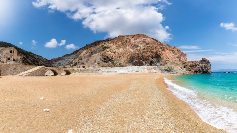 Μήλος, παραλία Θεορυχεία