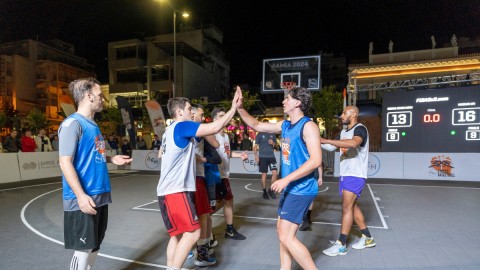Στιγμιότυπο από τους αγώνες