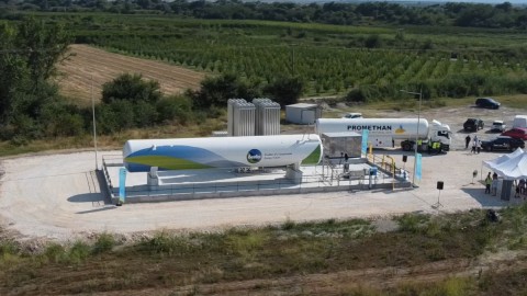 Φωτογραφία από τον νέο σταθμό