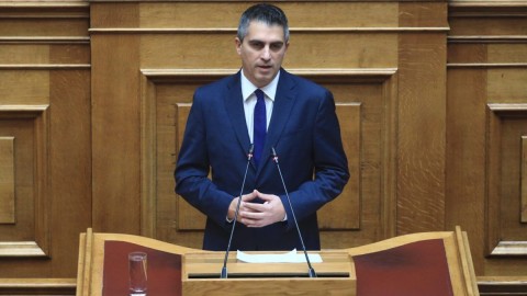 Ο Χρίστος Δήμας στη Βουλή