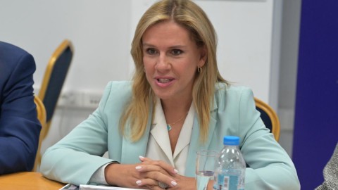 Η υφυπουργός Ανάπτυξης, Ζωή Ράπτη