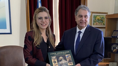 H Ζάινα Μπένχαμπους και ο Βασίλης Κορκίδης