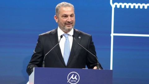 Ο Αλέξανδρος Εξάρχου, πρόεδρος και διευθύνων σύμβουλος της AKTOR, στα εγκαίνια του Μετρό / ΠΑΠΑΝΙΚΟΣ ΓΙΑΝΝΗΣ