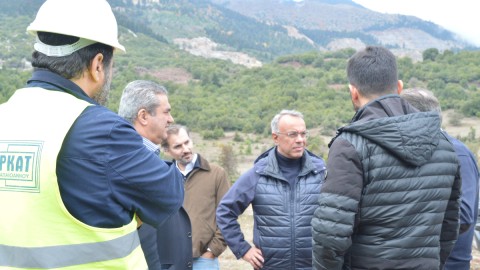 Φωτογραφία από την επίσκεψη του Χρήστου Σταϊκούρα