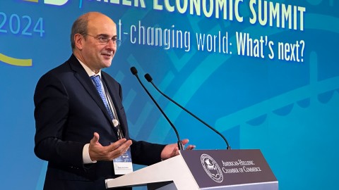 Ο υπουργός Εθνικής Οικονομίας και Οικονομικών Κωστής Χατζηδάκης
