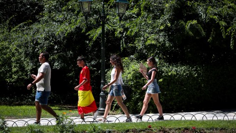 Κόσμος στον Εθνικό Κήπο