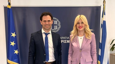 Ο Θεόδωρος Τζέκος και η Έλενα Ράπτη
