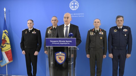 Ο υπουργός Εθνικής Άμυνας, Νίκος Δένδιας