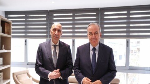 Ο Γιάννης Μπρατάκος και ο Νίκος Παπαθανάσης